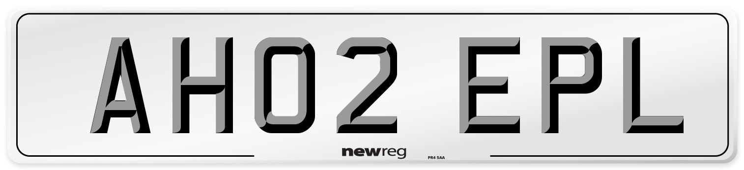 AH02 EPL Number Plate from New Reg